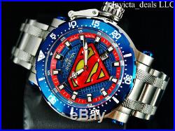 Invicta Mens 62mm DC Comics SUPERMAN Automatic Limited Edition SS Bracelet Watch