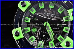 Invicta Mens 63mm Marvel Bruce Banner The Hulk Black Green Swiss Chrono SS Watch