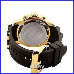 Invicta Mens 6983 Pro Diver Chronograph Polyurethane Band Watch (Gold/Black)