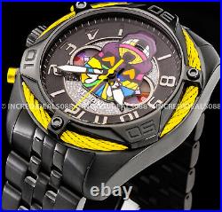 Invicta Mens BRITTO BOLT Chronograph Ltd Ed Black Dial Bracelet SS 47mm Watch