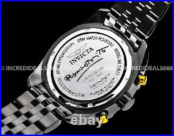 Invicta Mens BRITTO BOLT Chronograph Ltd Ed Black Dial Bracelet SS 47mm Watch