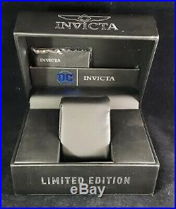 Invicta Mens Batman DC Comics 29058 Limited Edition Chronograph Black Dial Watch