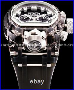 Invicta Mens Bolt Zeus Magnum Anatomic Chronograph Black Silver Watch with4 Strap