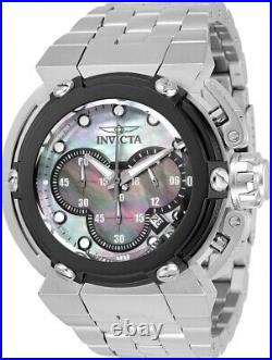 Invicta Mens Coalition Forces X-Wing Platinum Black Dial Chronograph Watch 30452