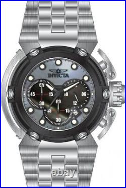 Invicta Mens Coalition Forces X-Wing Platinum Black Dial Chronograph Watch 30452