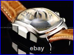 Invicta Mens Grand Lupah Dragon Swiss ETA Chronograph Cream Dial Alligator Watch