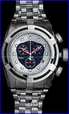 Invicta Mens Reserve Bolt Zeus Swiss ETA Chronograph Stainless Steel 200M Watch