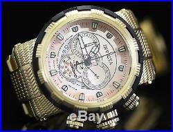 Invicta Mens Reserve CAPSULE Rose Tone Swiss Made Chronograph Gold Watch 80304