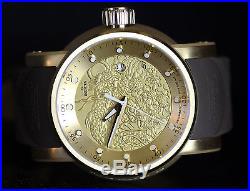 Invicta Mens S1 Gold Yakuza Dragon Dial Japanese NH35A 24 Jewels Automatic Watch