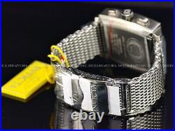 Invicta Mens S1 Rally Turquoise Dial Chronograph Quartz 45mm Mesh Bracelet Watch