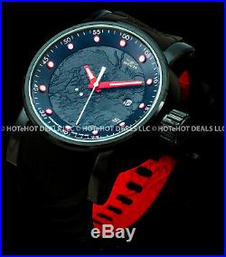 Invicta Mens S1 Yakuza Dragon NH35A Automatic 24J Black n Red SS IP Strap Watch