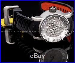Invicta Mens S1 Yakuza Dragon NH35A Automatic 24J Silver Black n Red Strap Watch