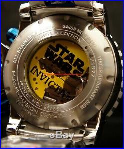 Invicta Mens Star Wars Jango Fett 70MM Sea Hunter Ltd Edi Swiss 2Tone SS Watch