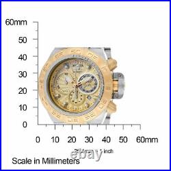 Invicta Mens Subaqua Noma IV Chronograph Rose Gold Tone Textured Dial Watch NWT