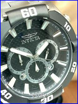 Invicta Mens Watch 27263 Coalition Forces Chronograph Black Dial Stainless Steel