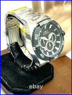 Invicta Mens Watch 27263 Coalition Forces Chronograph Black Dial Stainless Steel