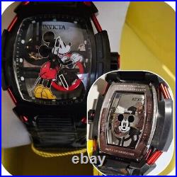 Invicta Mickey Mouse Ghost MECHANICAL Red Disney mens watch