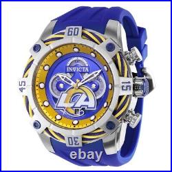 Invicta NFL Los Angeles Rams Men's Watch 52mm, Blue 35840 NEW