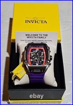 Invicta Next Gen DIABLO S1 Rally Gunmetal / Purple / Red mens watch