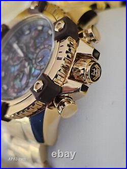 Invicta Octane GOLD LABEL Gold Plated Swiss Z60 Chronograph mens watch