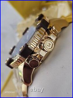 Invicta Octane GOLD LABEL Gold Plated Swiss Z60 Chronograph mens watch