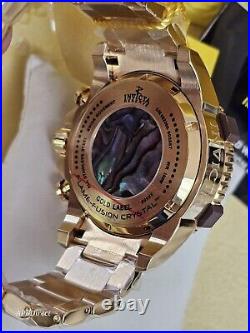 Invicta Octane GOLD LABEL Gold Plated Swiss Z60 Chronograph mens watch