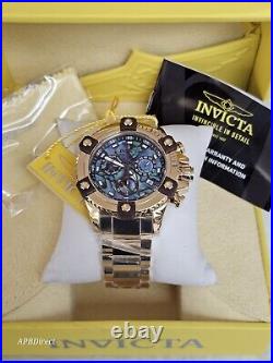 Invicta Octane GOLD LABEL Gold Plated Swiss Z60 Chronograph mens watch