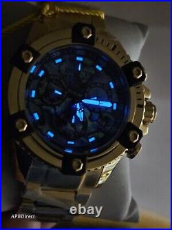 Invicta Octane GOLD LABEL Gold Plated Swiss Z60 Chronograph mens watch