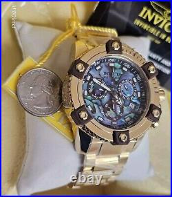 Invicta Octane GOLD LABEL Gold Plated Swiss Z60 Chronograph mens watch