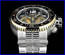 Invicta PRO DIVER Quartz Chronograph Gold Tone Silver Bracelet Watch