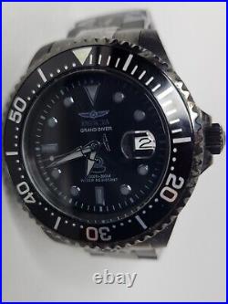Invicta PROTOTYPE Men's Automatic Grand Diver Watch Black 47mm MARBLE 1 OF 1