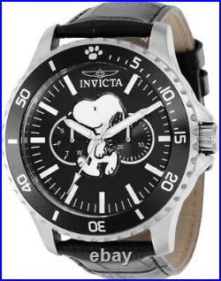 Invicta Peanuts Snoopy 38636 Qtz 48Mm Silver with3 Straps Men's Watch NEW