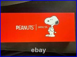 Invicta Peanuts Snoopy 38636 Qtz 48Mm Silver with3 Straps Men's Watch NEW