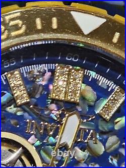 Invicta Pro Diver. 1512ctw Diamond Ed Mosaic open? Automatic mens watch