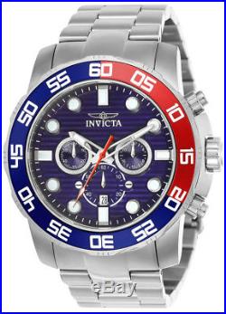 Invicta Pro Diver 22225 Men's Blue Round Analog Chronograph Date Stainless Watch