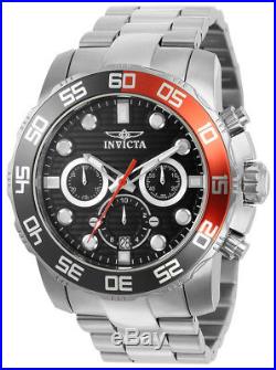Invicta Pro Diver 22230 Men's Black Round Analog Chronograph Date Watch