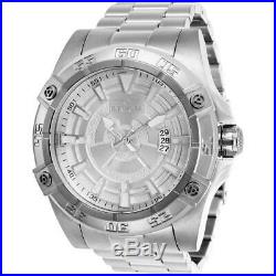 Invicta Pro Diver 27014 Men's 52mm Silver-Tone Automatic Watch with Silver Dial