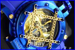 Invicta Pro Diver 38579 Gold Blue Dial Men's Automatic Watch 54mm