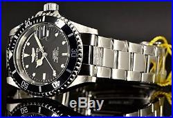Invicta Pro Diver Automatic Mechanical Stainless Steel Black Dial Mens Watch NEW