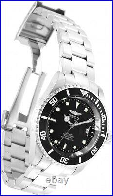 Invicta Pro Diver Black Dial Black Bezel Automatic Stainless Steel Swiss Watch