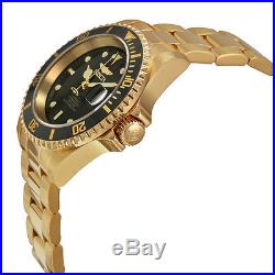 Invicta Pro Diver Black Dial Gold-plated Mens Watch 8929C