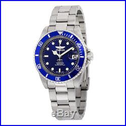Invicta Pro Diver Blue Dial Stainless Steel Mens Watch 9094OB