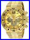 Invicta Pro Diver Men's Quartz 52mm Gold Case Gold Dial Chronograph 25076 Watch