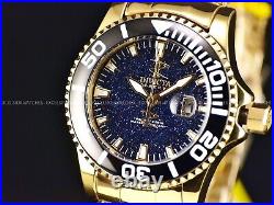 Invicta R150 Tungsten 47mm Case Goldtn Steel Bracelet Sandstone Dial Mens Watch