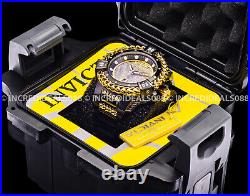 Invicta RESERVE BOLT HERCULES AUTOMATIC METEORITE Gold Silver Black Dial Watch