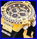 Invicta RESERVE BOLT HERCULES Swiss Chronograph Black Dial 18k Gold Plated Watch