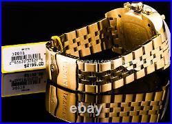 Invicta RESERVE SWISS Chronograph Silver Bezel 18Kt Gold 48mm Men SS Watch