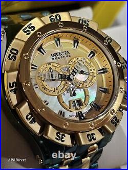 Invicta RIPSAW Reserve Gold / Green Swiss 5050. C mens watch