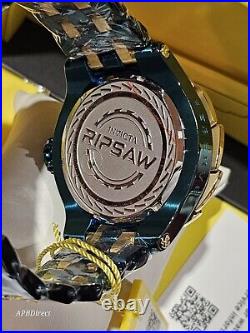 Invicta RIPSAW Reserve Gold / Green Swiss 5050. C mens watch