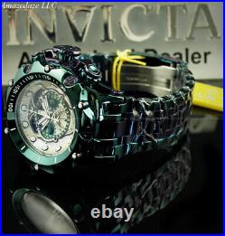 Invicta Reserve 51mm Venom Hybrid Swiss Chrono Master Cal. Green purple SS Watch